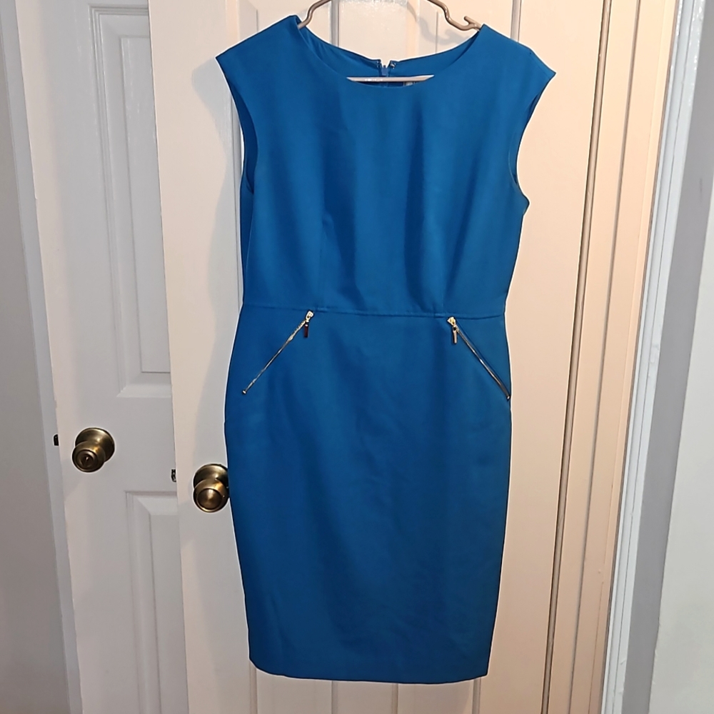 Blue Kasper Dress (Size 6)